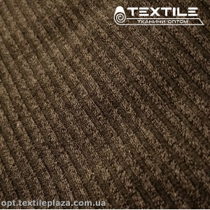 Трикотаж резинка демисезонный 3719D10C8 (3 мм) темно-серый