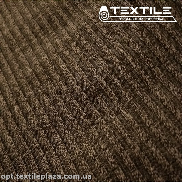 Трикотаж резинка демисезонный 3719D10C8 (3 мм) темно-серый