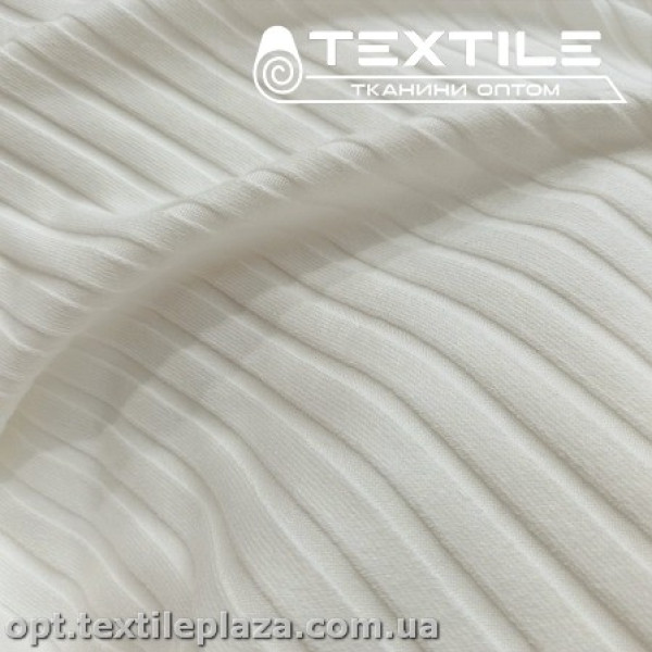 Трикотаж резинка демисезонный 4170D3C2 (8 мм) молочный