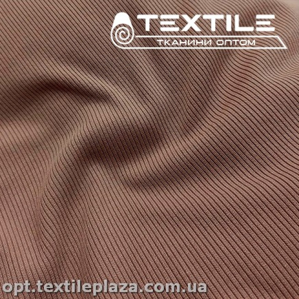 Трикотаж резинка демисезонный 4170D1C6 (2 мм) молочный шоколад