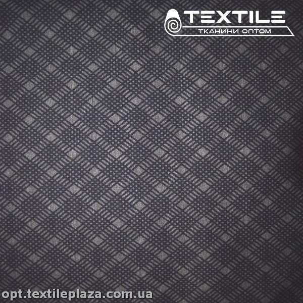 Трикотаж демисезонный цветной 3382D8C2 ромб, черный
