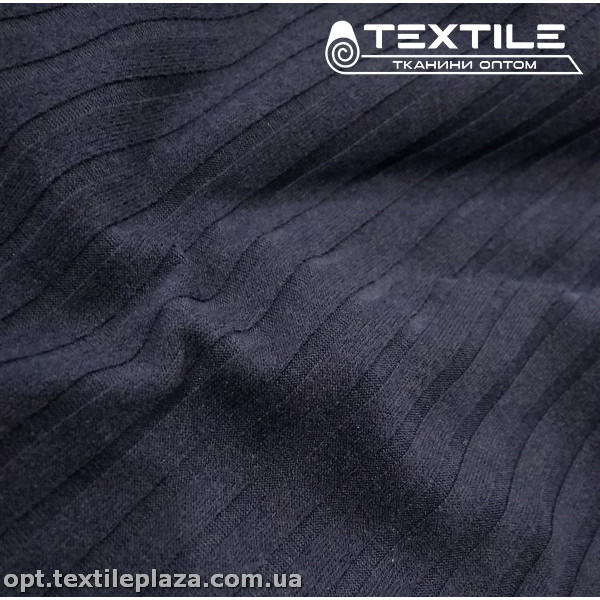 Трикотаж резинка демисезонный 3719D8C7 (8 мм) темно-синий