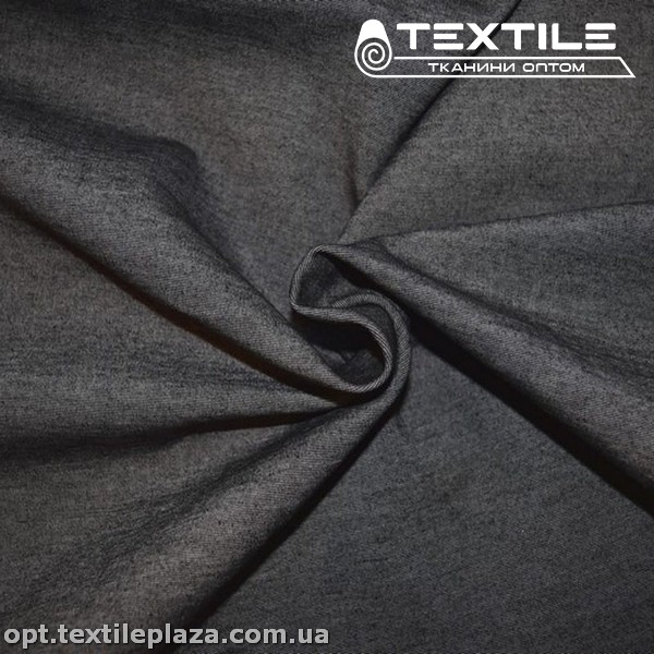 Трикотаж джерси нейлон 2440C2 меланж темно-серый