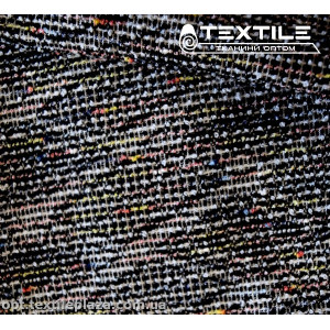 Трикотаж жаккард демисезонный 3761D5C1 ромбы, серый