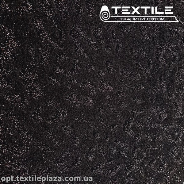 Трикотаж люрекс нарядный 61353D3C6 жаккард, черный