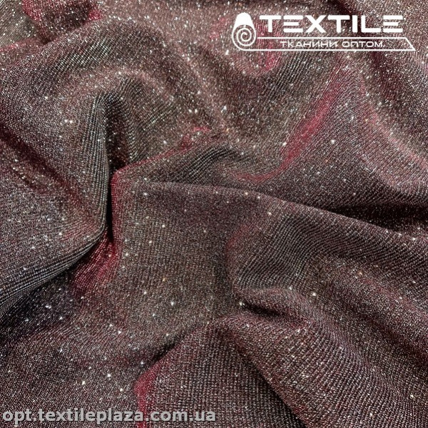 Трикотаж люрекс нарядный 4224C9 фуксия