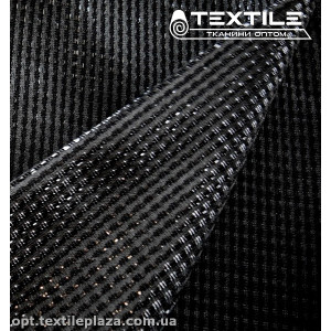 Трикотаж люрекс нарядный 4172D1C10 черный