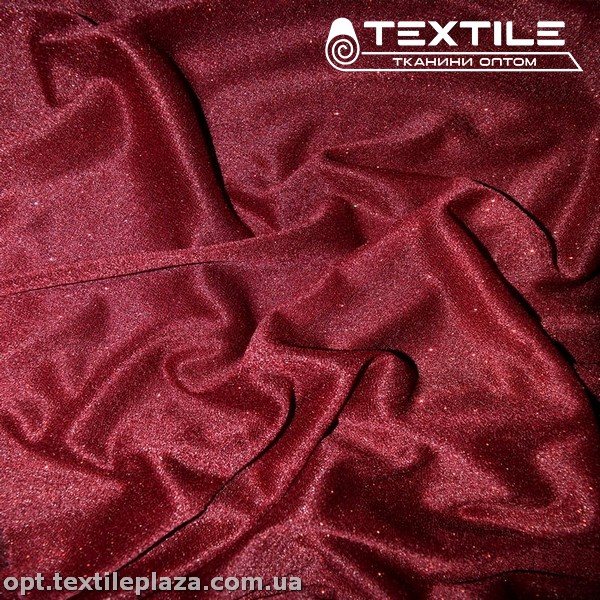 Трикотаж люрекс нарядный 3473C9 бордовый