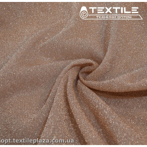 Трикотаж люрекс нарядный 4156C2 персиковый