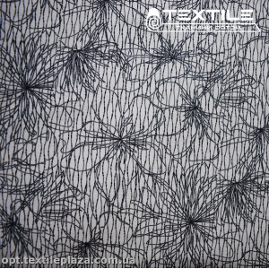 Трикотаж летний цветной 4099D1C1 цветы, серый