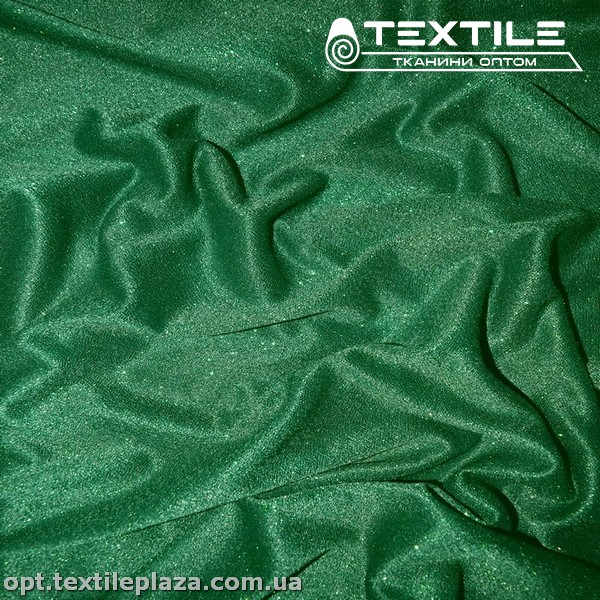 Трикотаж люрекс нарядный 3473C10 зеленый