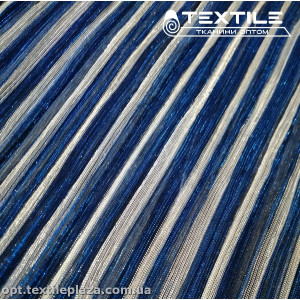 Трикотаж люрекс нарядный 3779D1C1 гофре, синий