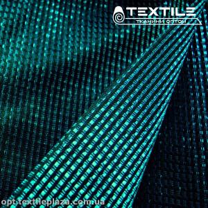 Трикотаж люрекс нарядный 4172D1C7 бирюзовый