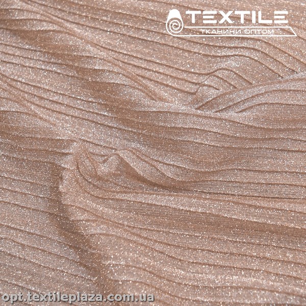 Трикотаж люрекс нарядный 4157D1C2 персиковый