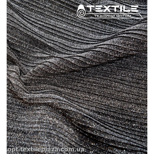 Трикотаж люрекс нарядный 4157D1C3 серебристо-черный
