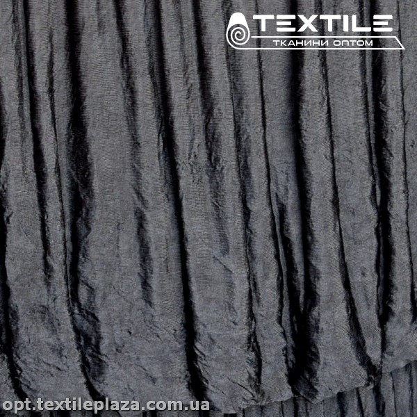 Трикотаж жаккард летний 82164D12C4 воланы, черный