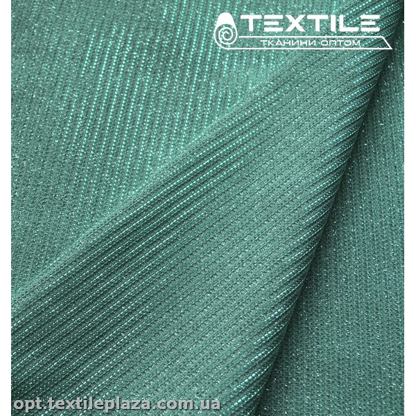 Трикотаж люрекс нарядный 4171D1C3 зеленый