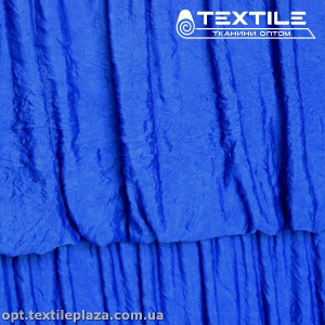 Трикотаж жаккард летний 82164D12C6 воланы, электрик