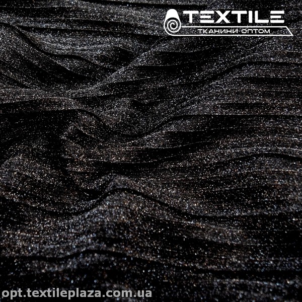 Трикотаж люрекс нарядный 4157D1C4 черный