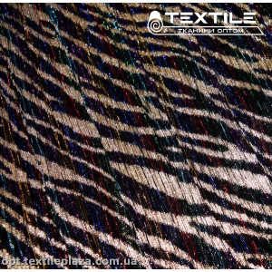 Трикотаж люрекс нарядный 1005D7C2 разноцветный