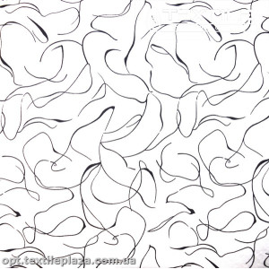 Трикотаж летний цветной 4099D4C2 абстракция, белый