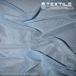 Трикотаж люрекс нарядный 3473C7 голубой