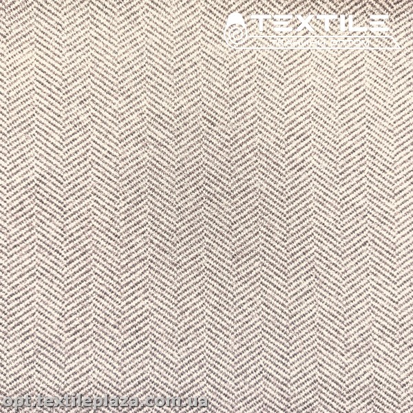 Трикотаж кашемир 4235D1C4 елочка, светло-коричневый