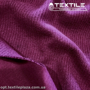 Трикотаж пальтовый 16497D17C1 довяз, темно-фиолетовый