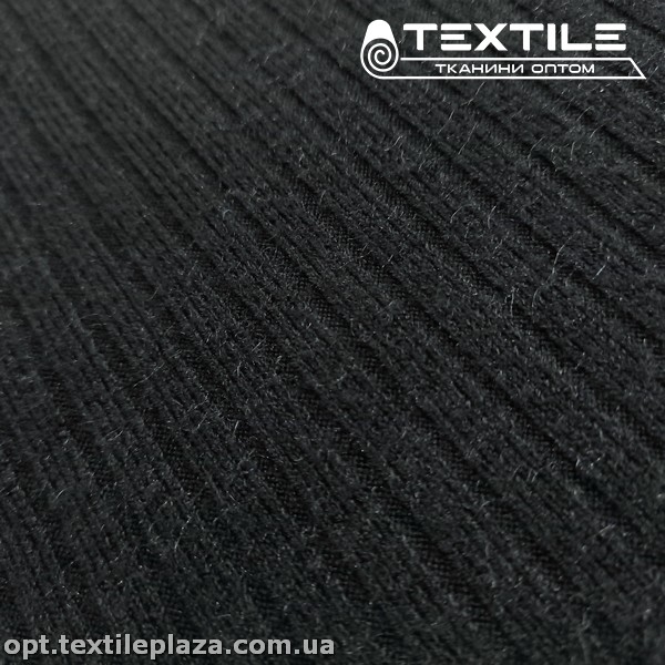 Трикотаж резинка зимний 4151D5C6 (5 мм) черный