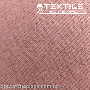 Трикотаж рубчик 4201C15 бежево-розовый