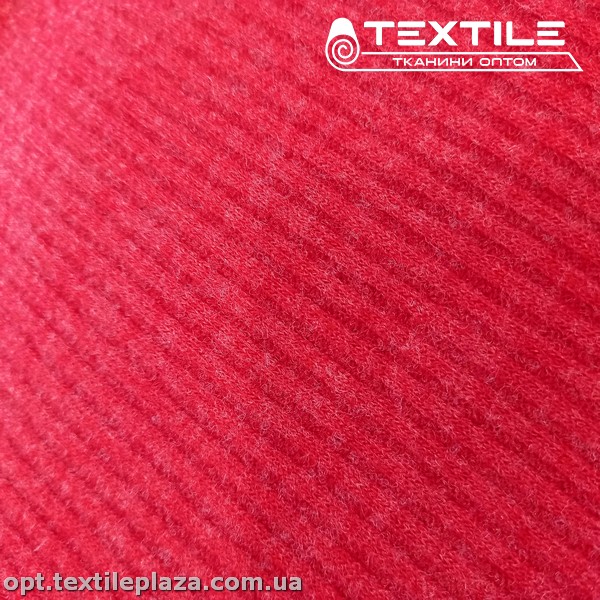 Трикотаж резинка зимний 4116D3C6 (3 мм) красный