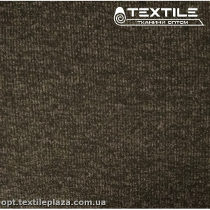 Трикотаж зимний однотонный 3718C1 меланж, графитовый