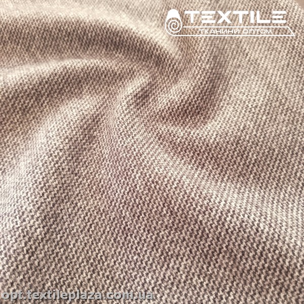 Трикотаж кашемир 4267D1C2 стежка, коричневый