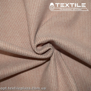 Трикотаж кашемир 3731D1C2 гусиная лапка, розовый