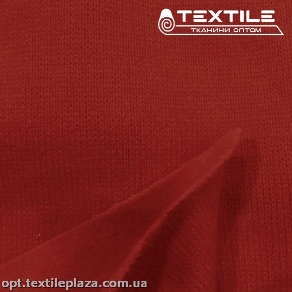 Трикотаж пальтовый 1603C40 довяз, красный