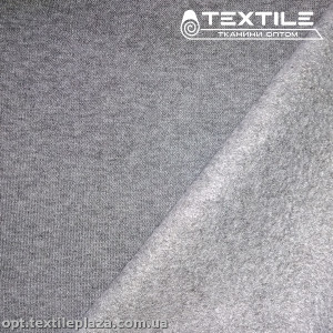 Трикотаж на флисе 3706C1 светло-серый