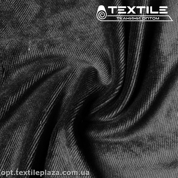 Трикотаж вельвет 4258C6 черный