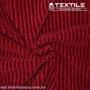 Трикотаж велюр 3655C6 бордовый