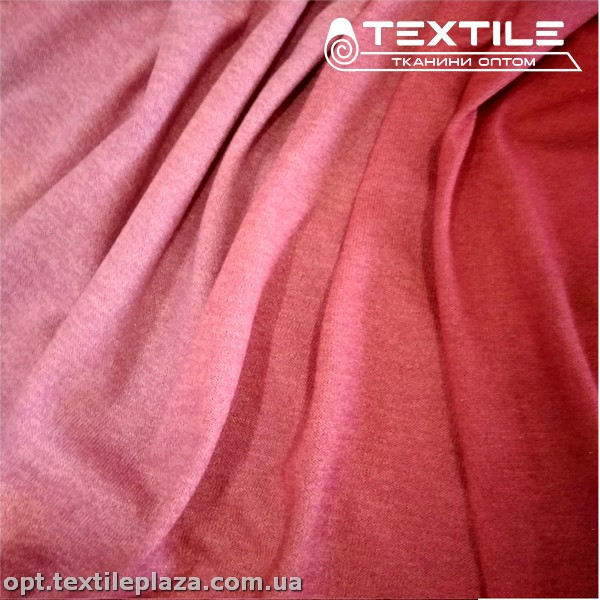 Трикотаж зимний однотонный 15679D19C4 градиент, красный