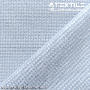 Трикотаж кашемир 2020D1C8 гусиная лапка, голубой