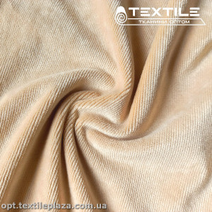 Трикотаж вельвет 4258C8 светло-пудровый