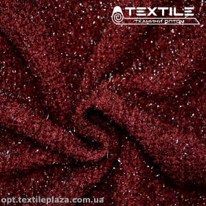 Трикотаж травка 3411C1 марсал