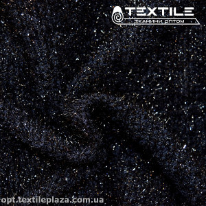 Трикотаж травка 3411C2 темно-синий