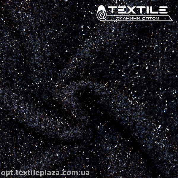 Трикотаж травка 3411C2 темно-синий