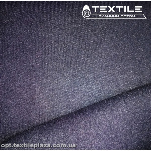Трикотаж на флисе 3706C4 темно-синий