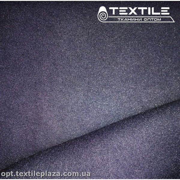 Трикотаж на флисе 3706C4 темно-синий