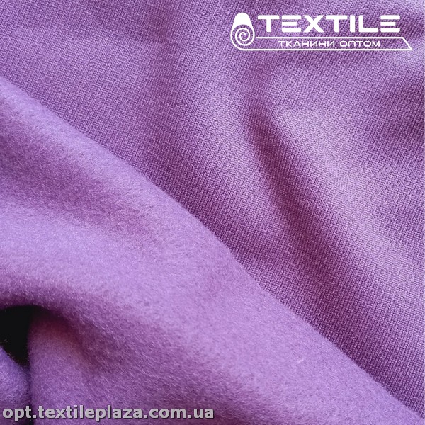 Трикотаж на флисе 4180C8 сиреневый