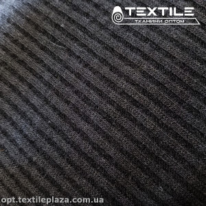 Трикотаж резинка зимний 4116D3C12 (3 мм) черный
