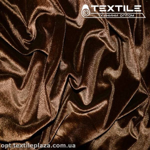 Велюр бархат 50044C14 шоколадный