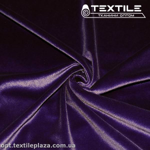 Велюр бархат 16139C2 фиолетовый